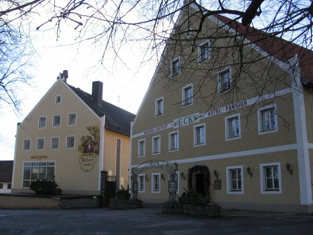 Brauerei-Gasthof Eck Hotell Böbrach Exteriör bild